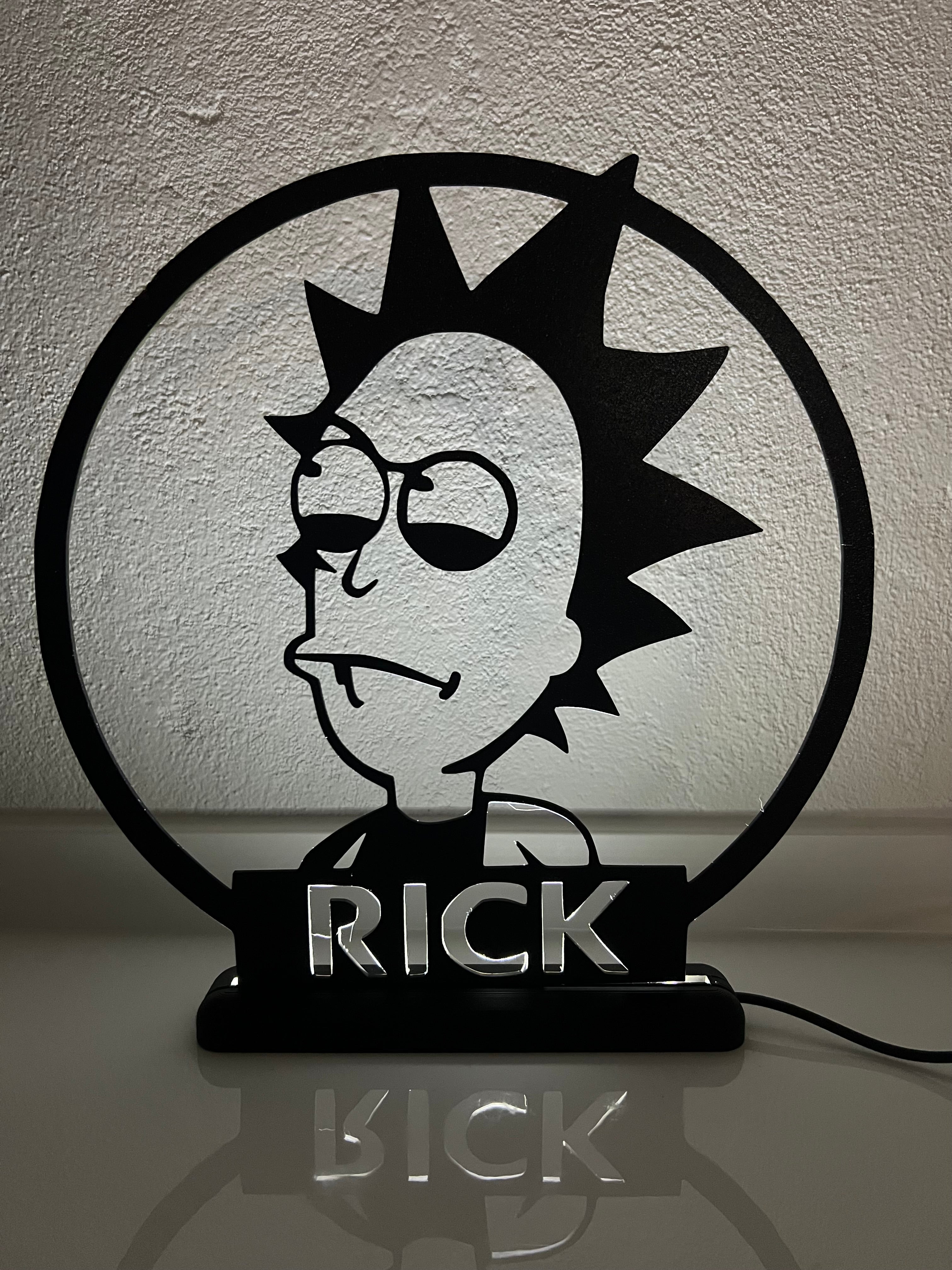 Lampe LED Rick et Morty