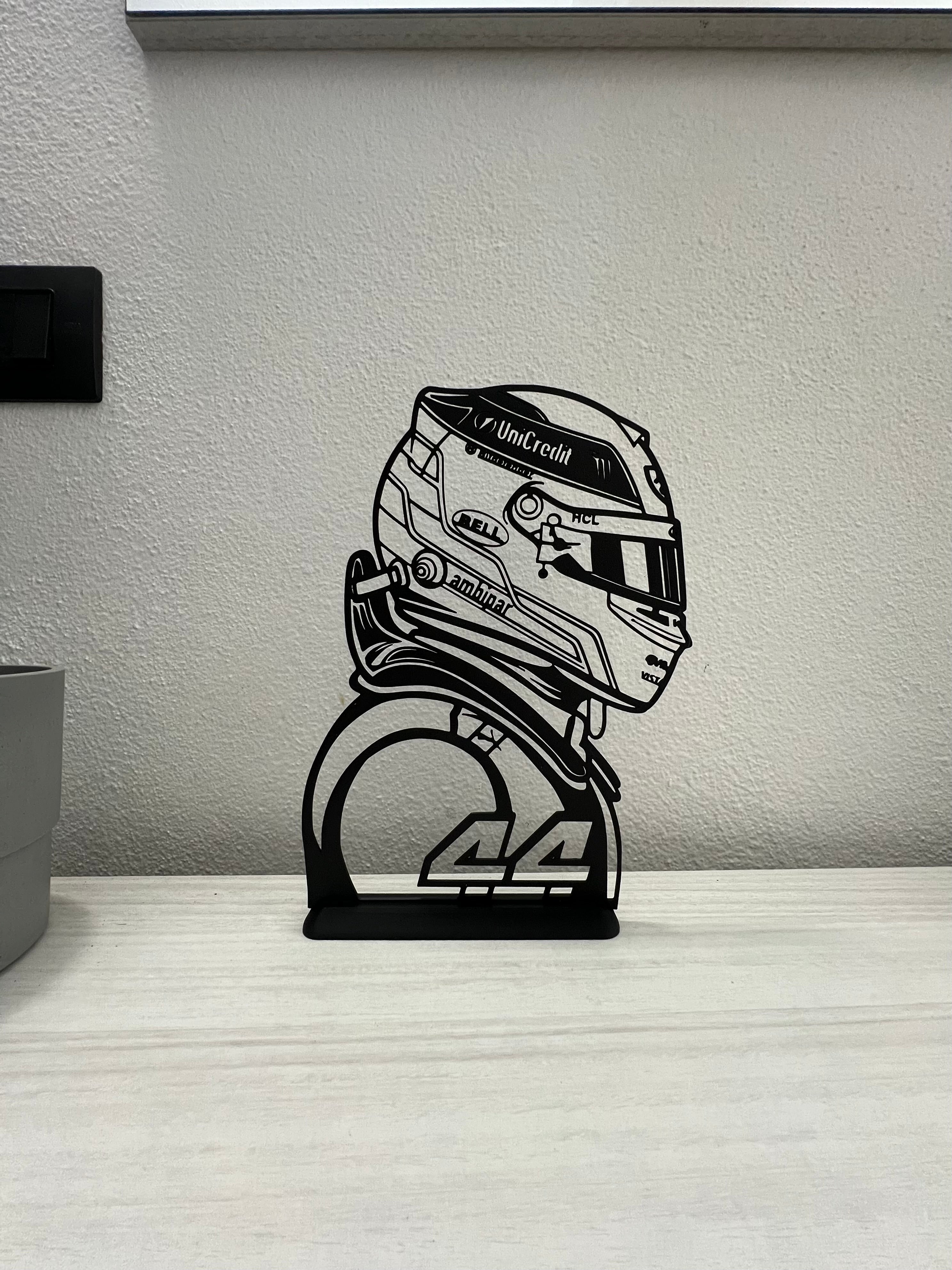 Silhouette da esposizione Louis Hamilton - FORMULA 1