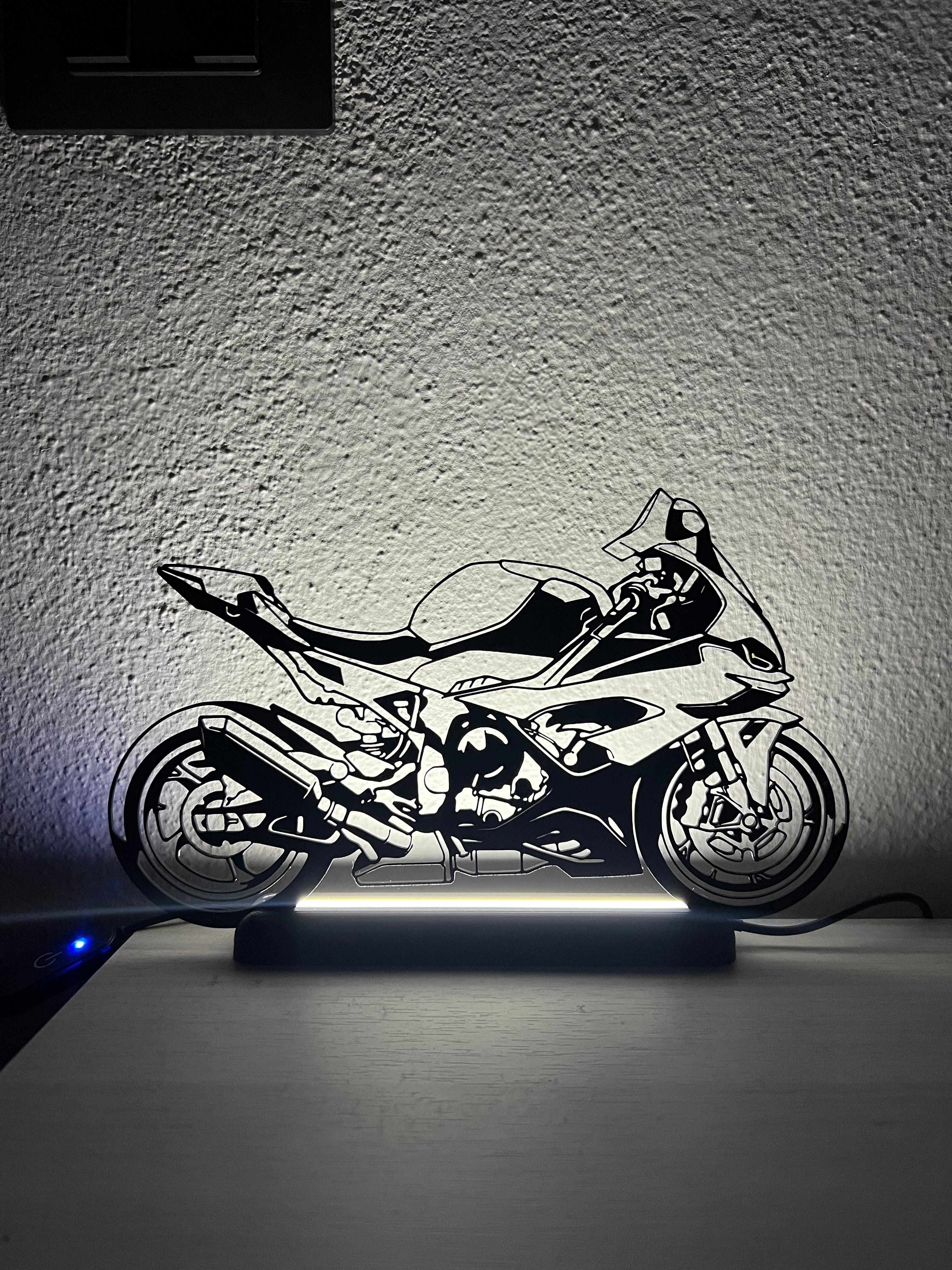 Lampada da esposizione con LED BMW S1000RR