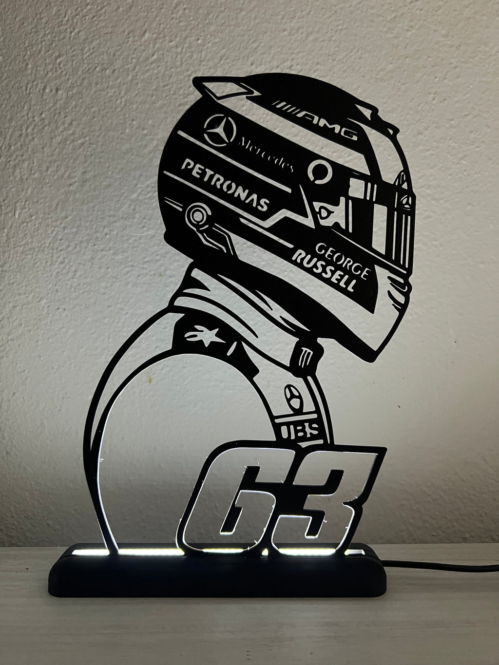 Lampe d'affichage LED George Russell - FORMULE 1