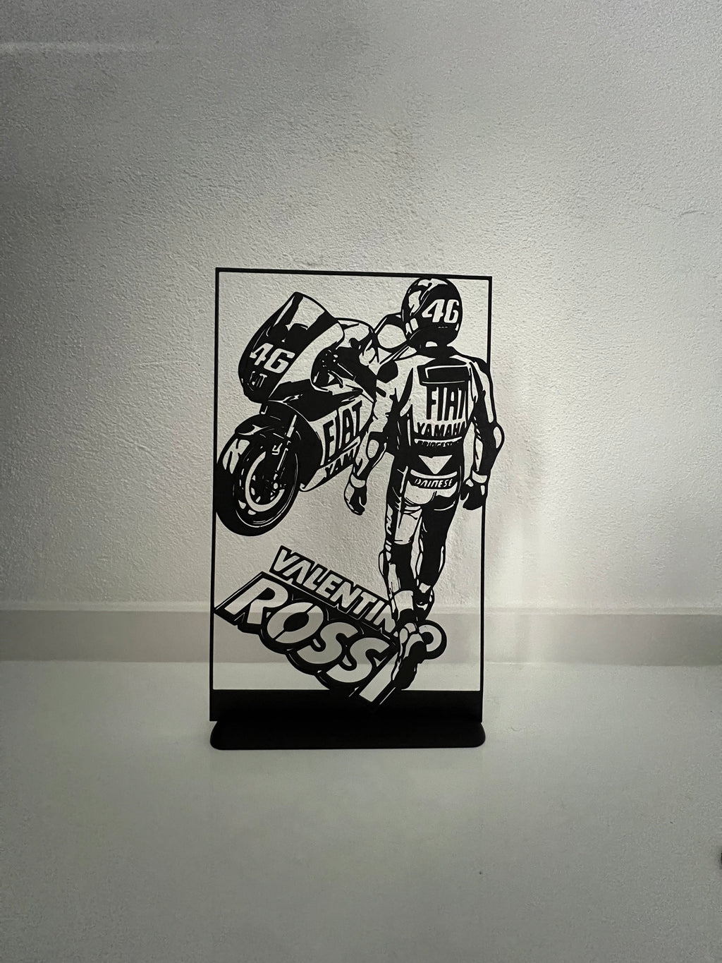 Silhouette da esposizione Valentino Rossi - MOTOGP