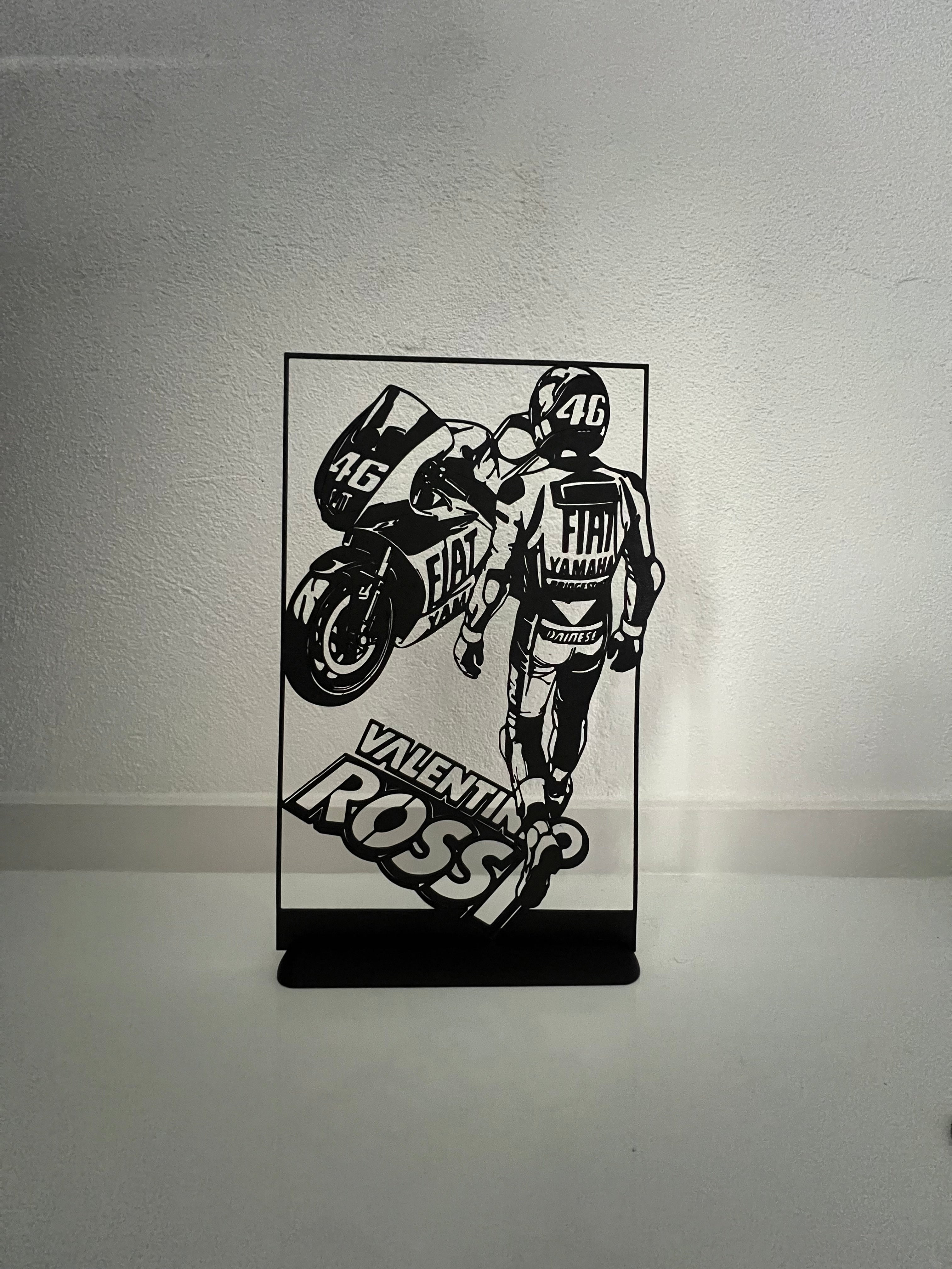Silhouette da esposizione Valentino Rossi - MOTOGP