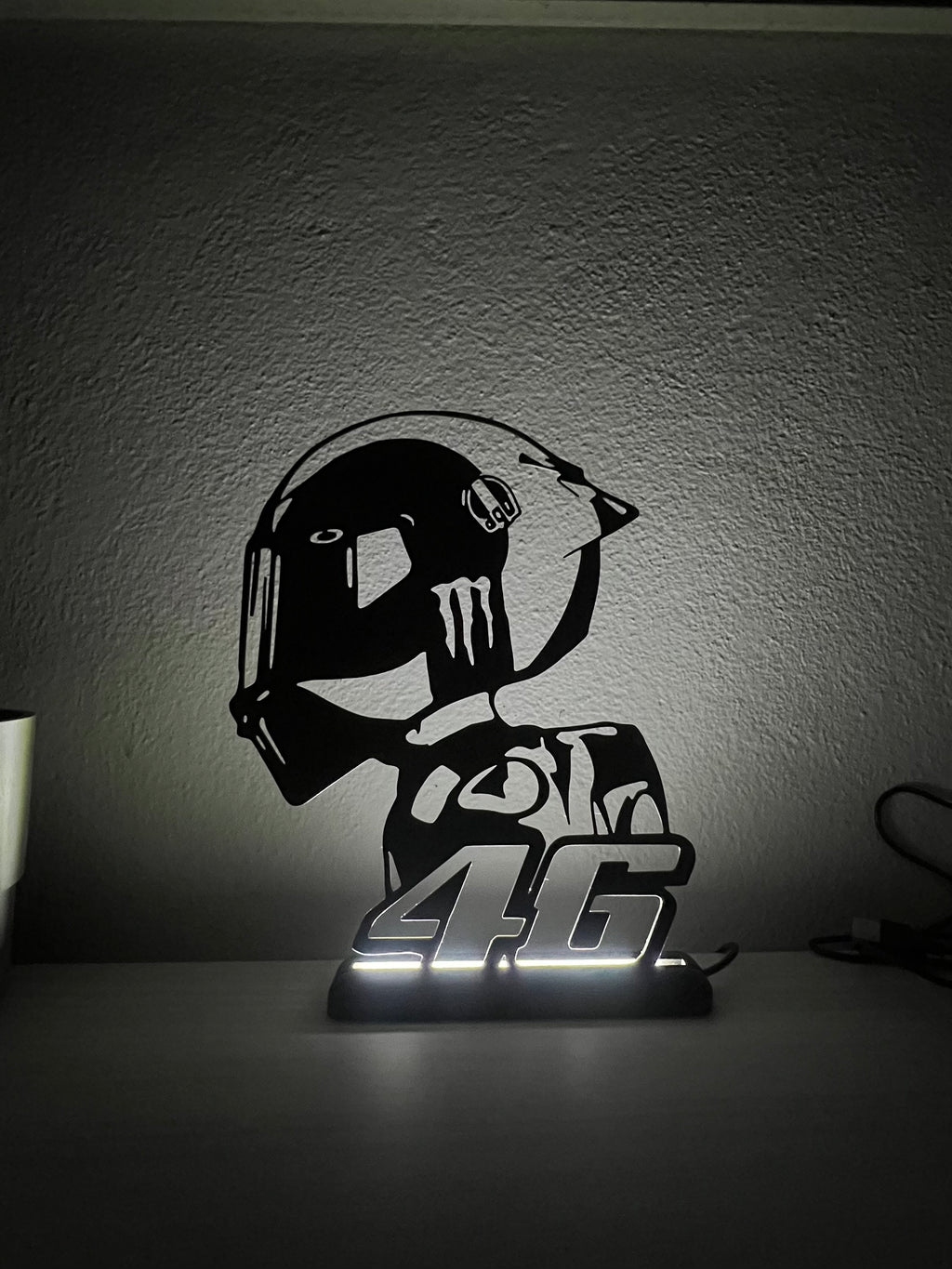 Lampada da esposizione con LED Valentino Rossi - MOTOGP