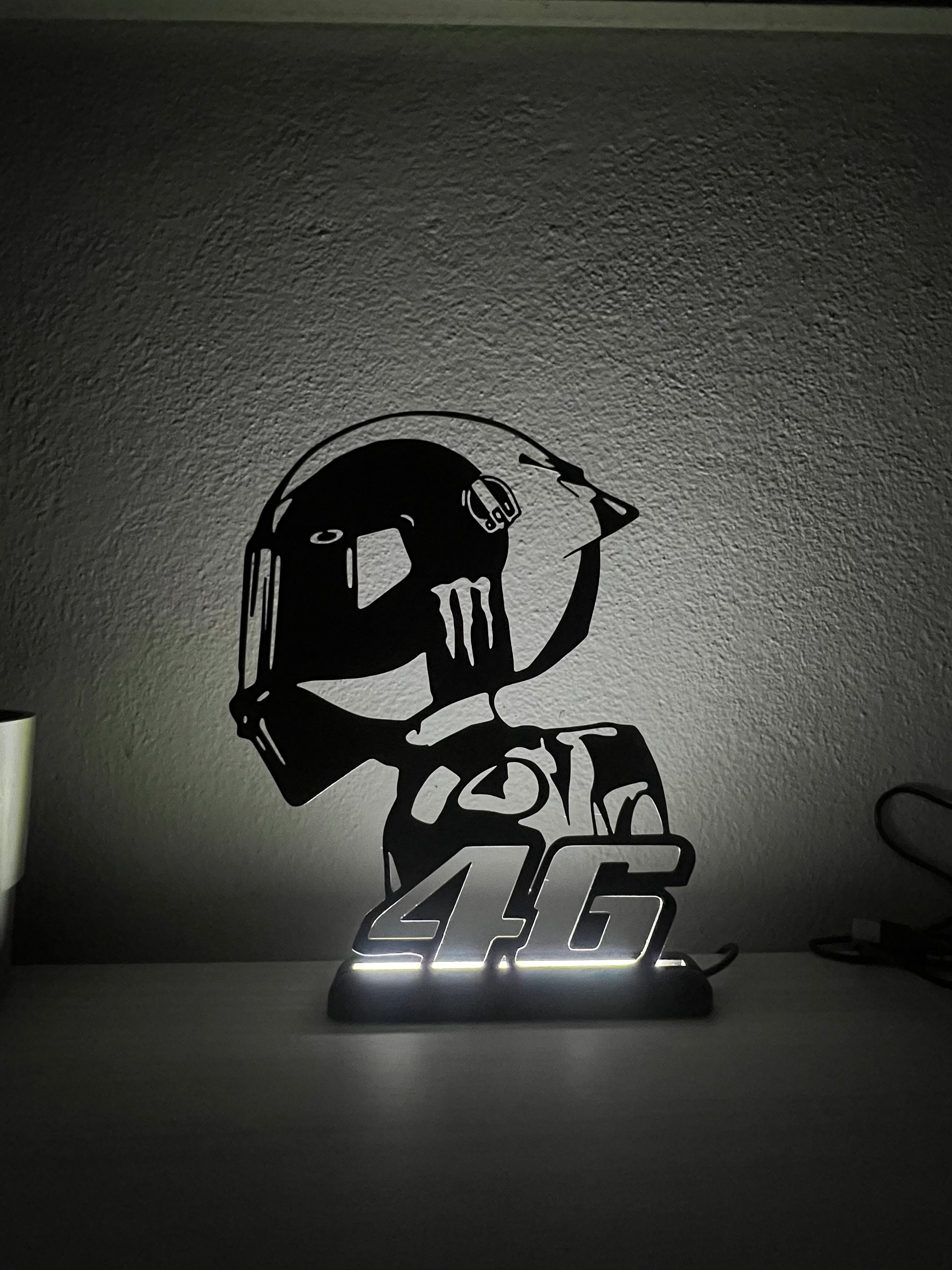 Lampada da esposizione con LED Valentino Rossi - MOTOGP