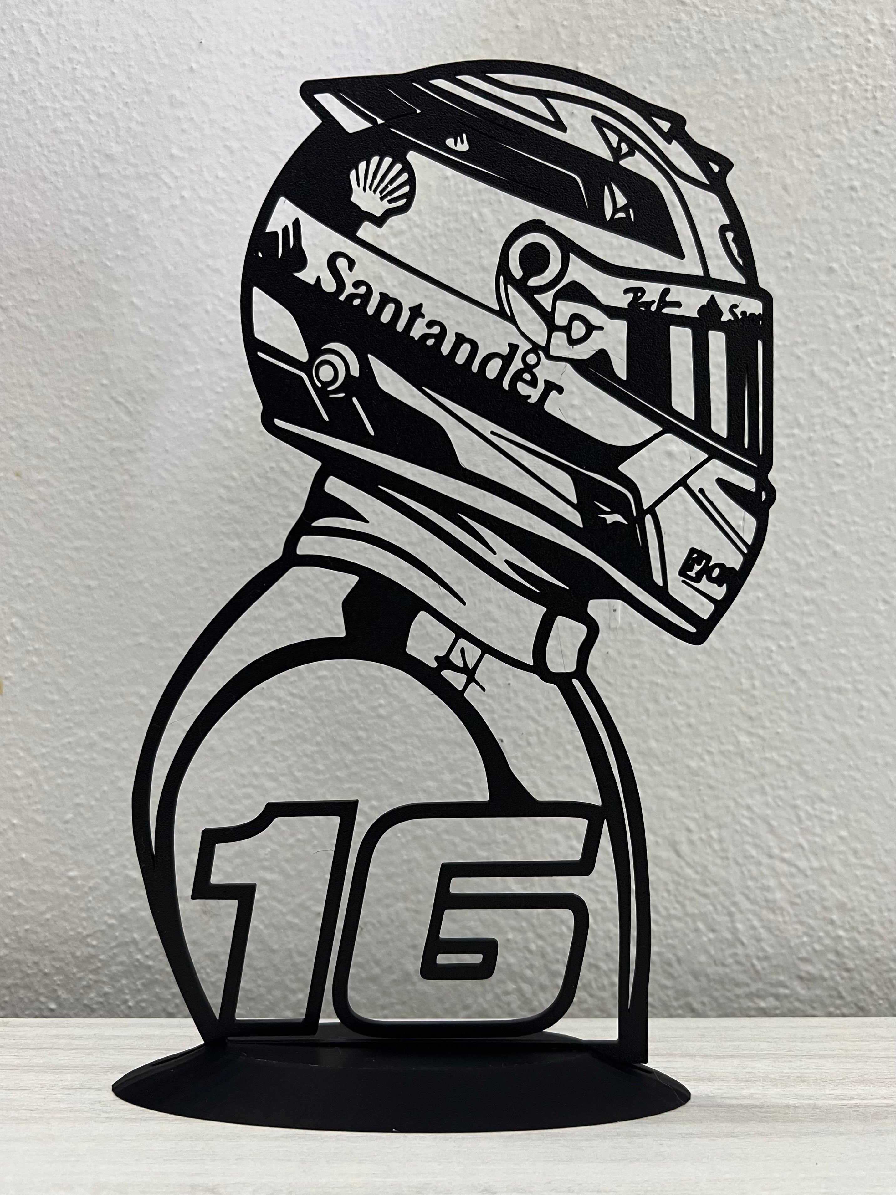 Silhouette da esposizione Charles Leclerc - FORMULA 1