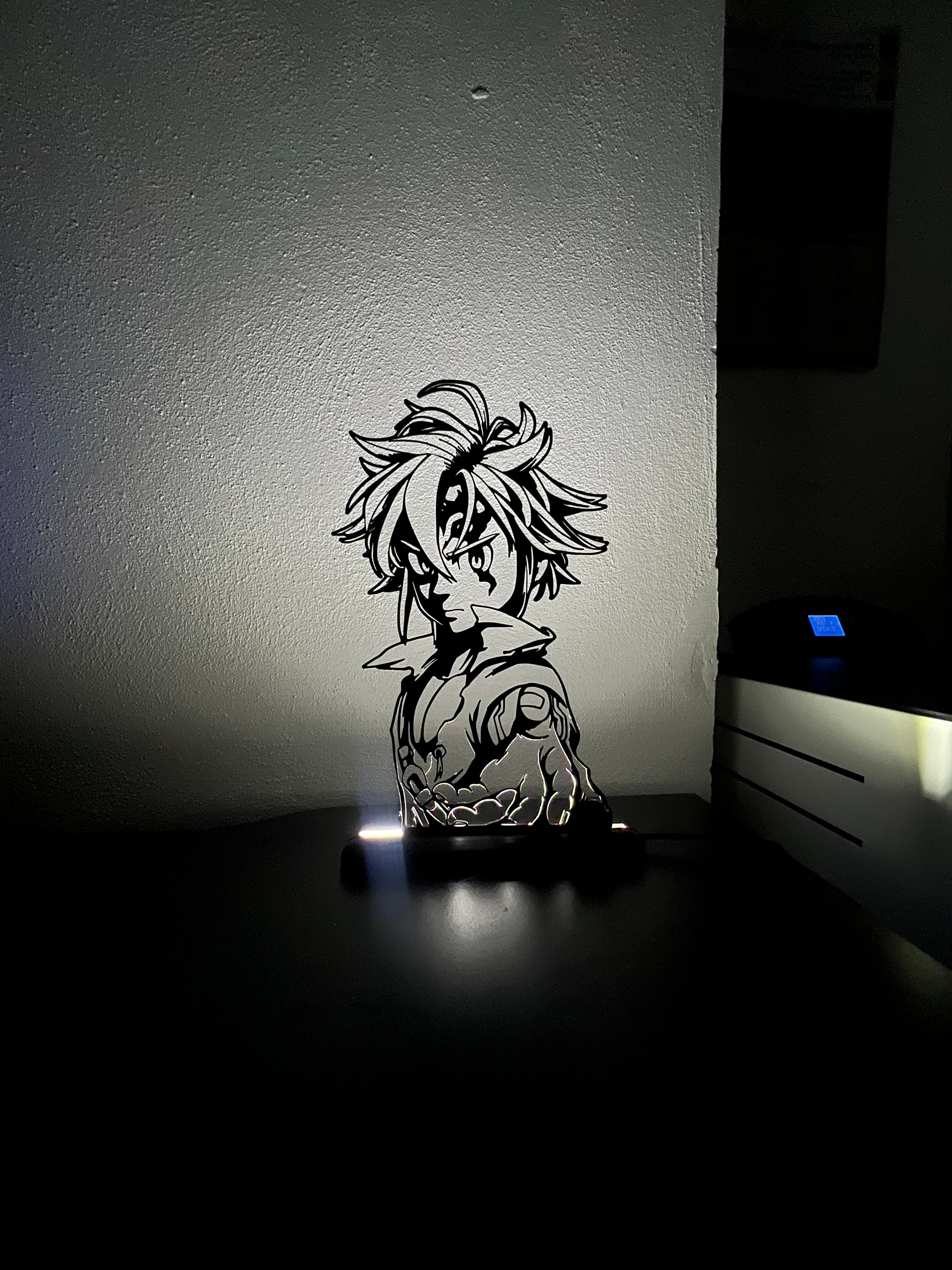 Lampada da esposizione con LED Meliodas - Seven Deadly Sins