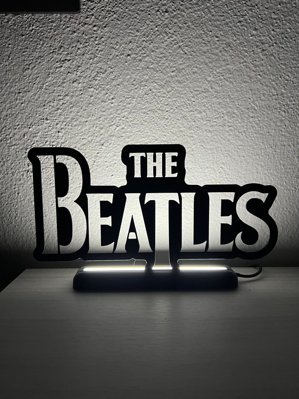 Lampada da esposizione con LED The Beatles