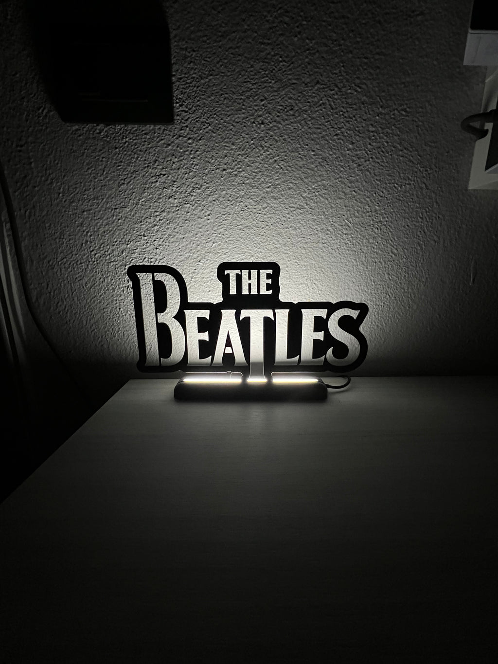 Lampada da esposizione con LED The Beatles