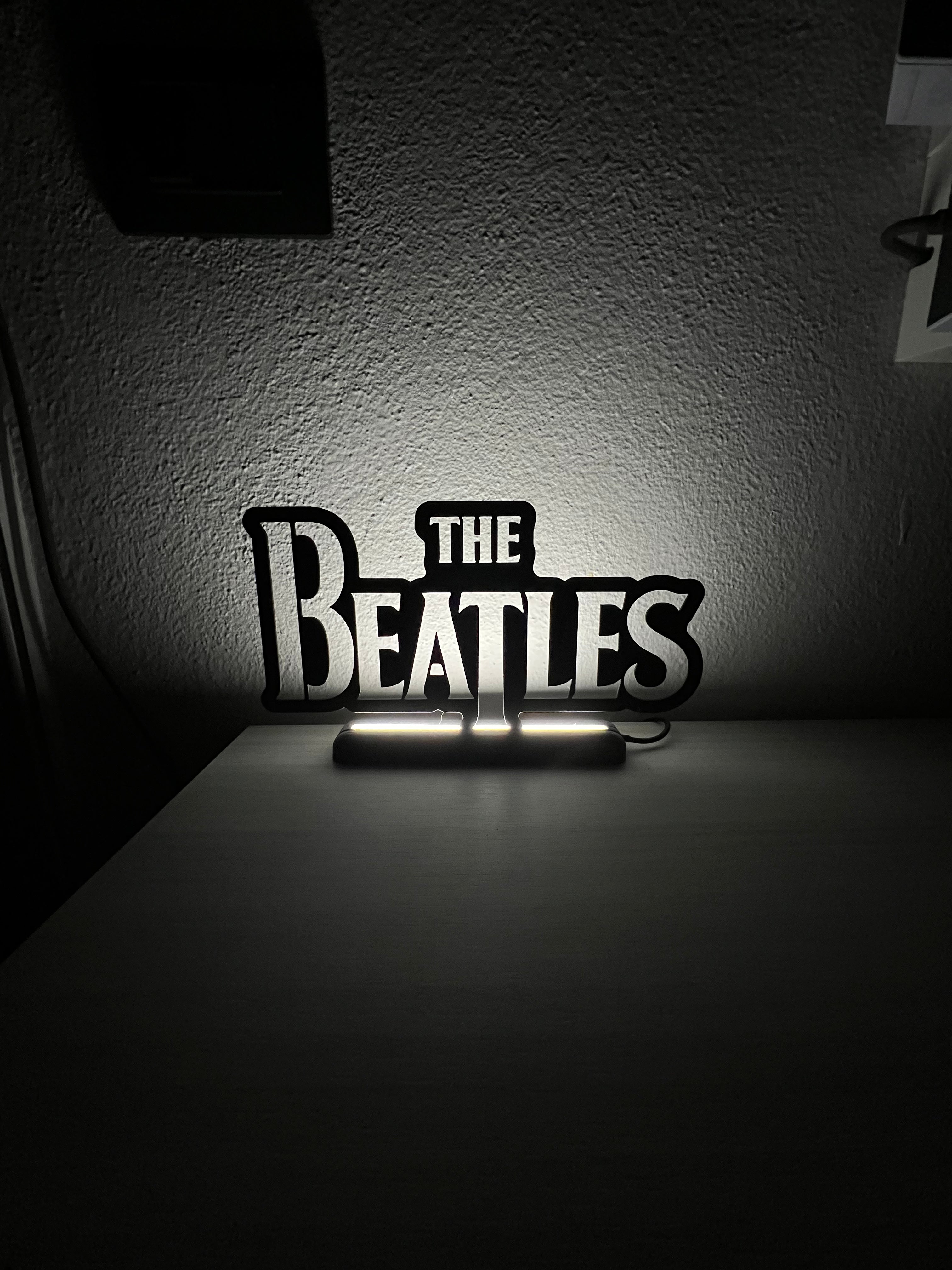 Lampada da esposizione con LED The Beatles