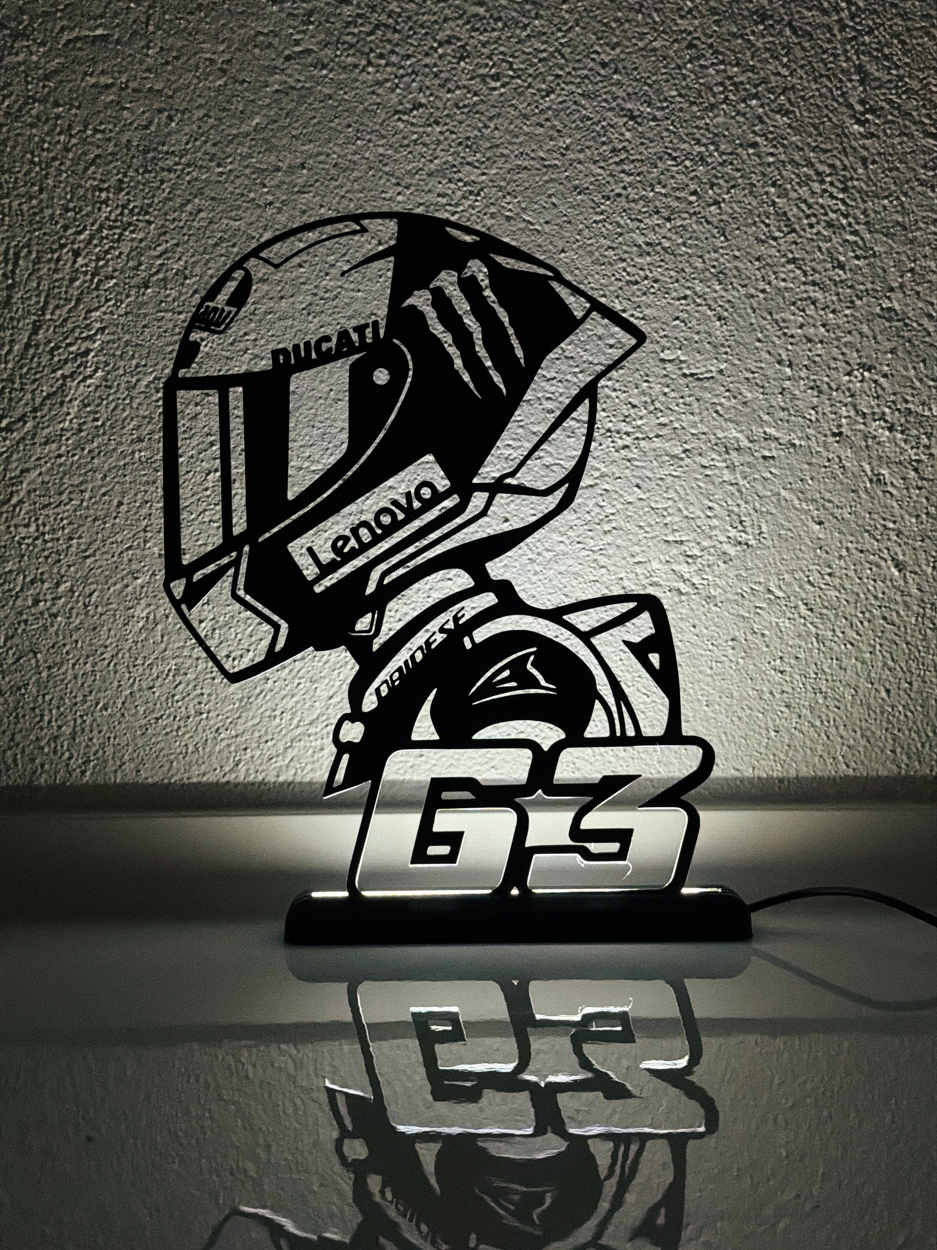 Lampada da esposizione con LED Pecco Bagnaia - MOTOGP
