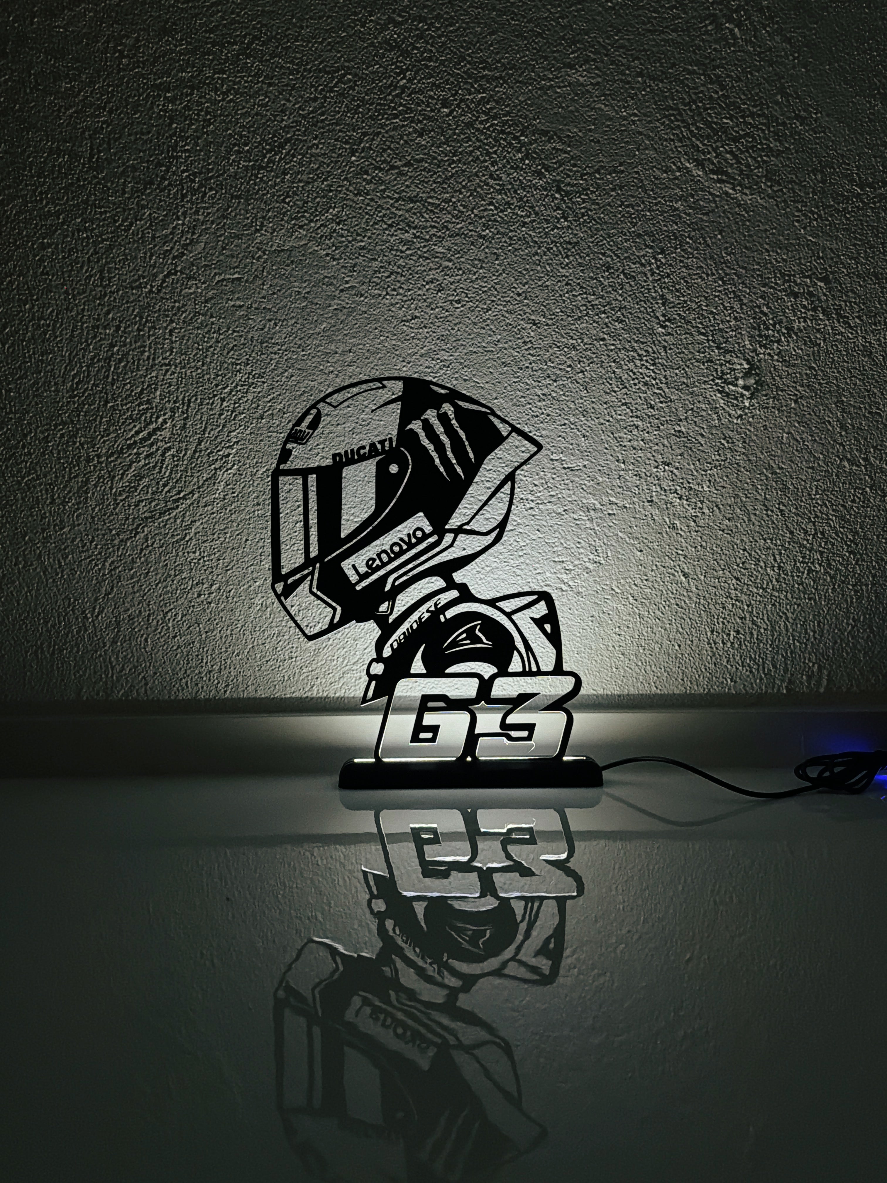 Lampada da esposizione con LED Pecco Bagnaia - MOTOGP