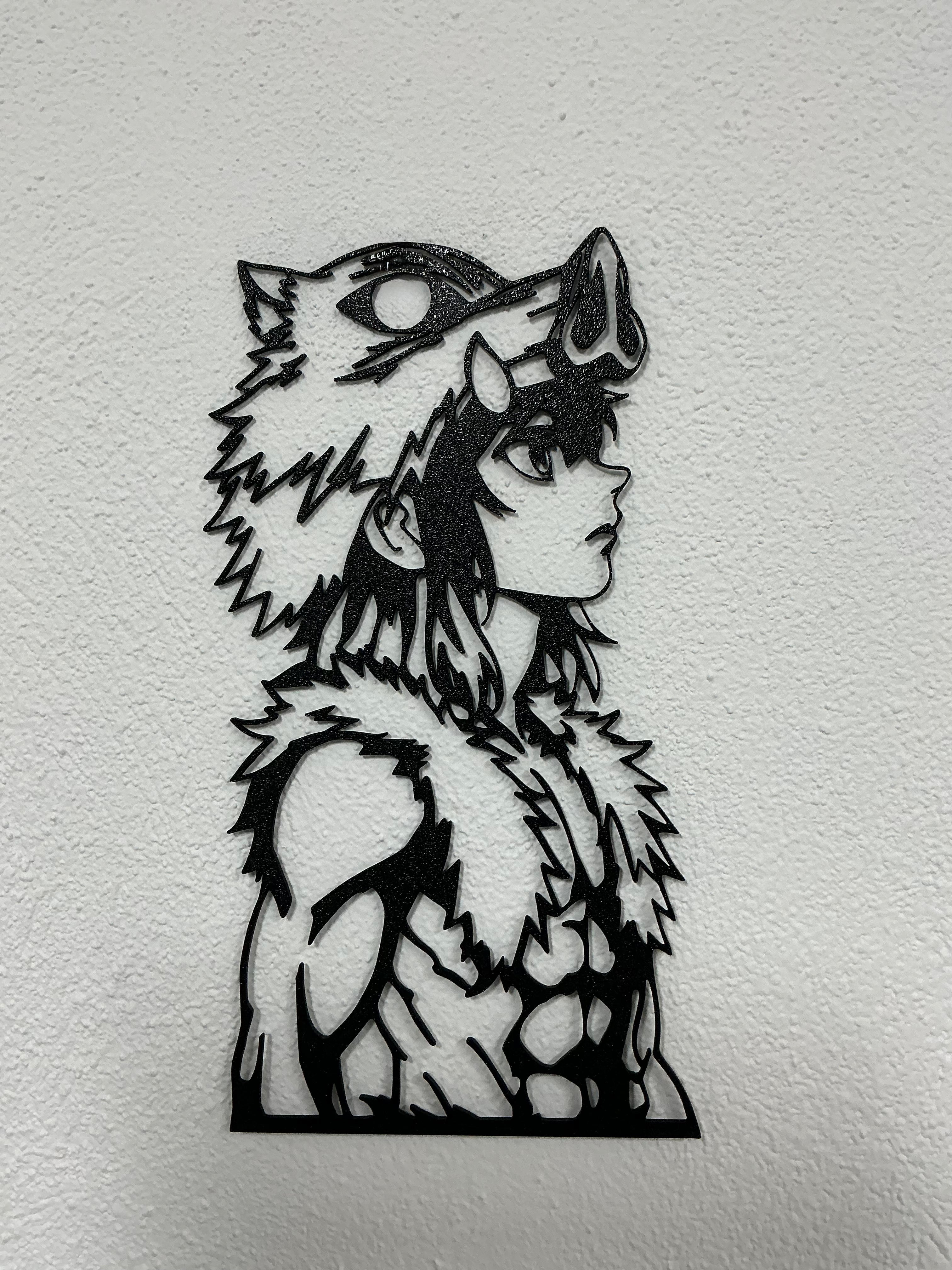 Silhouette Inosuke - Demon Slayer