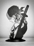 Silhouette da esposizione Zoro - OnePiece