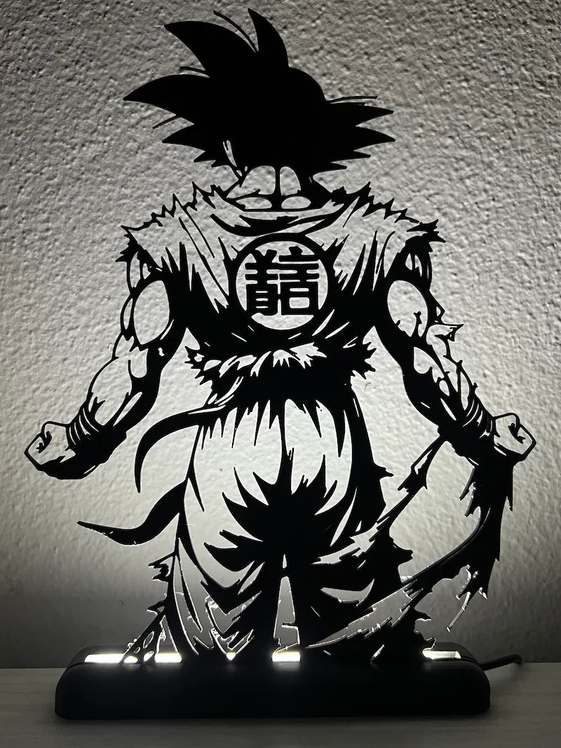Lampada da esposizione con LED Goku - Dragonball