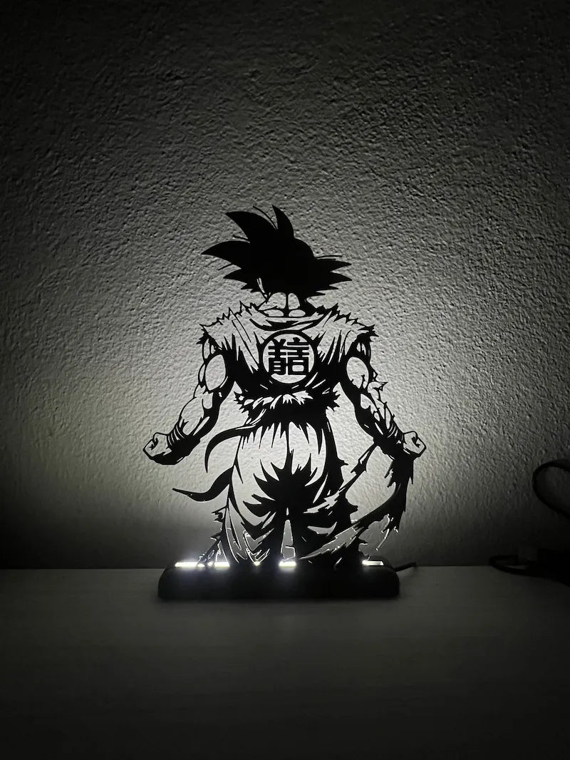 Lampada da esposizione con LED Goku - Dragonball