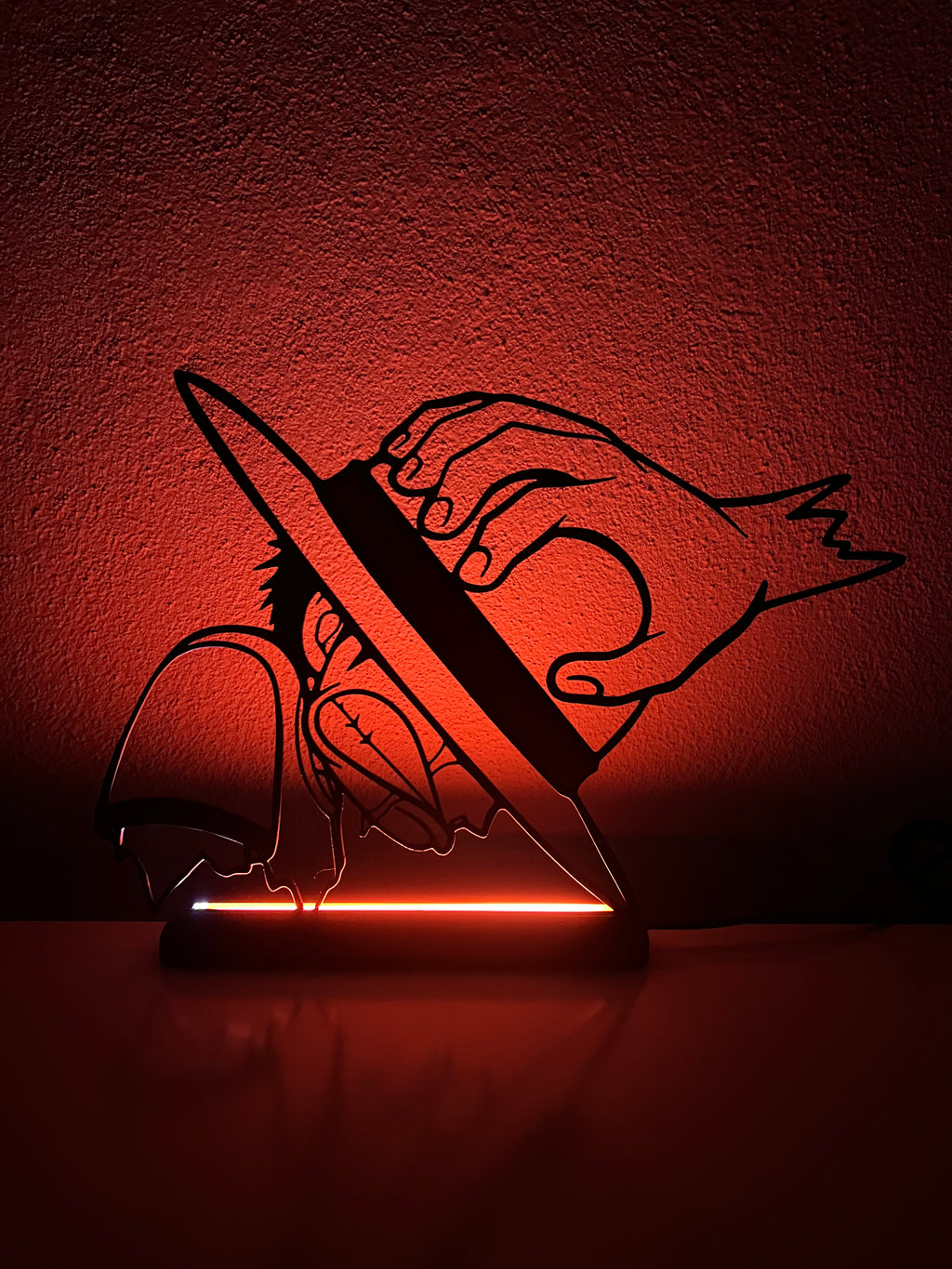 Lampada da esposizione con LED Luffy - OnePiece