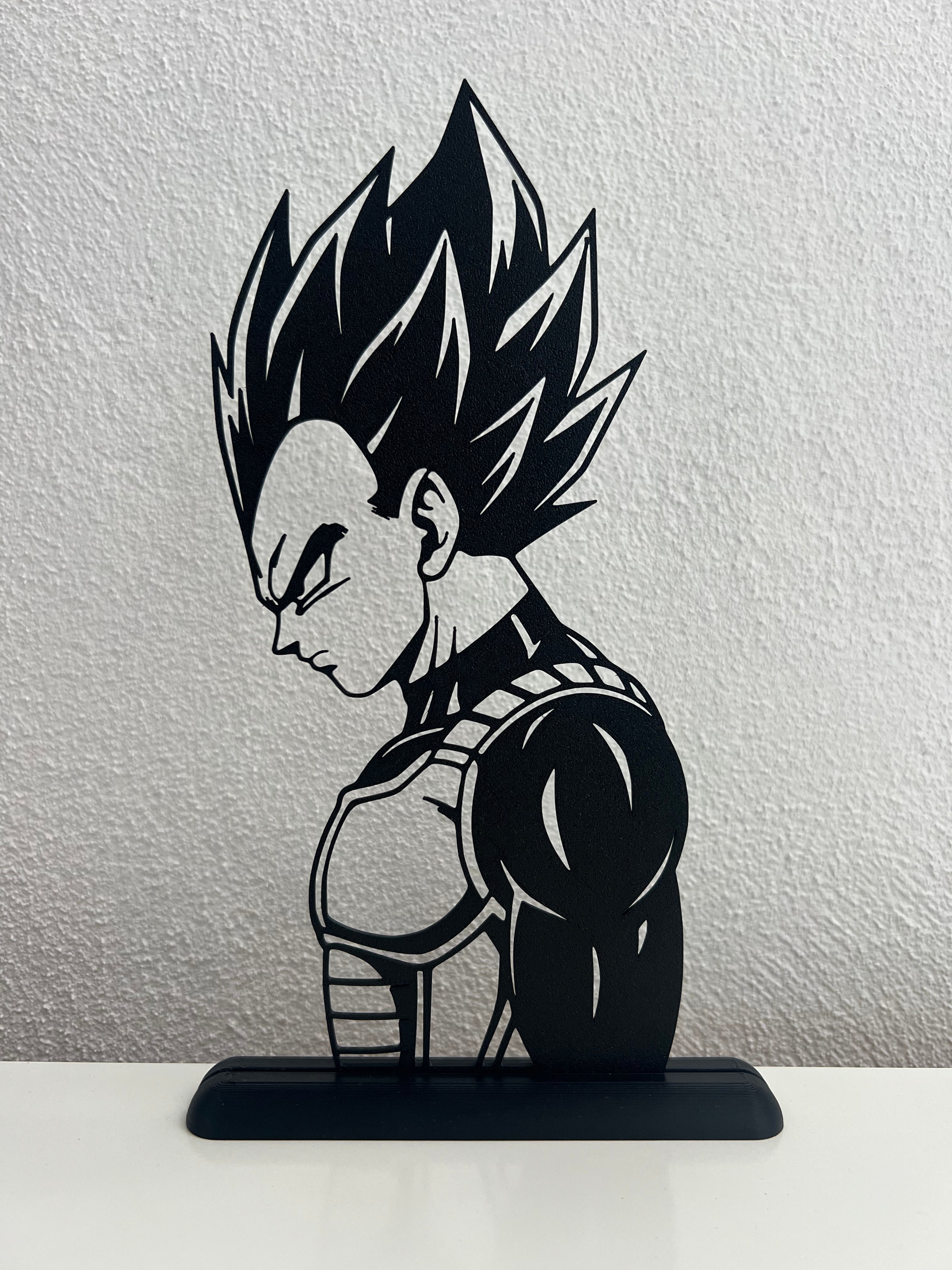 Lampada da esposizione con LED Vegeta - Dragonball